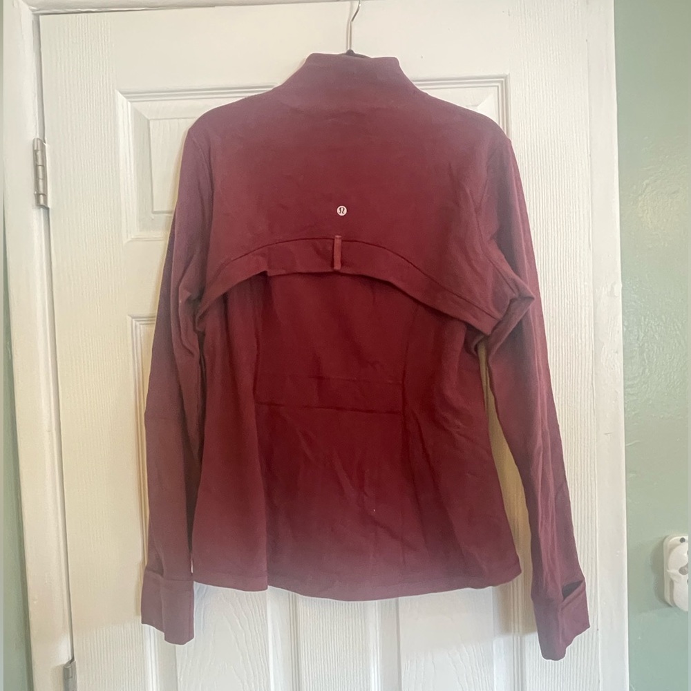 Lululemon define jacket red Merlot size 16
